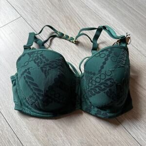 Marlies Dekkers Balcony Bra sps Padded Push up in GREEN 32F NWT the Muse